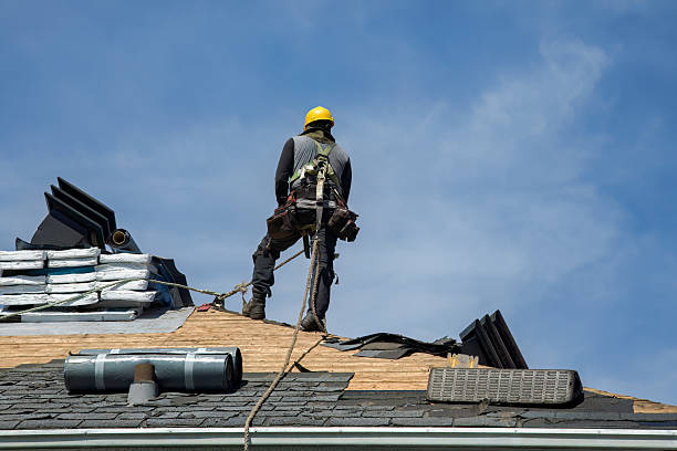 Professional Roof Replacement technician working in Hampton, AR